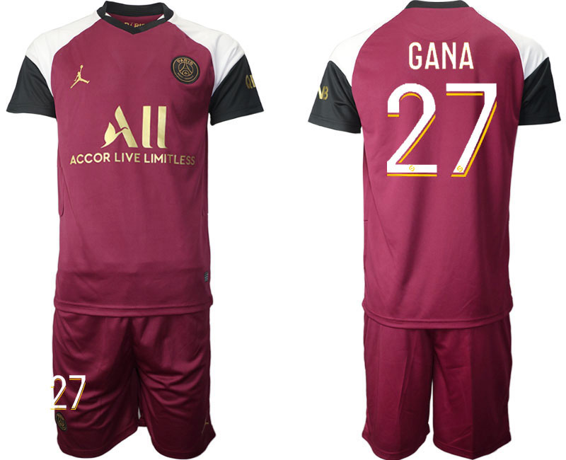 Men 2021 Paris Saint Germain away 27 soccer jerseys